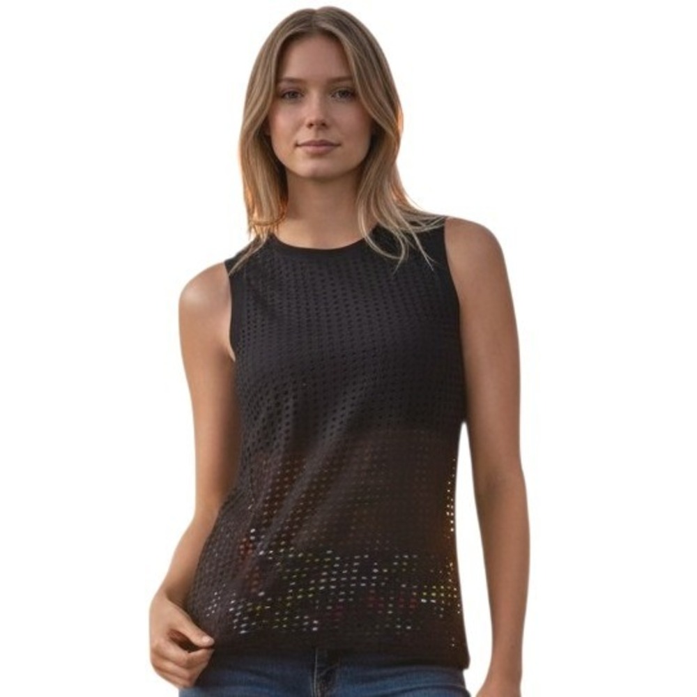 Fabletics‎ Bryce Mesh Womens size XXL Workout Gym Athletic Athleisure Yoga Tank